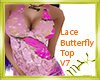 Lace Butterfly Top V7