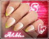 Al's Yellow Tip Nails