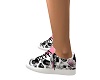 White/Pink Skull Shoes
