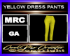 YELLOW DRESS PANTS