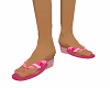 Pink Camo Flip Flops