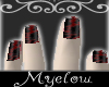 ~Mye~ Blood Stain Nails