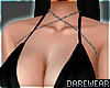 Chained Bra Black