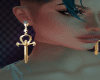 Earrings cruz  gold