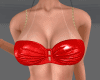 Top golden chains - red