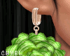 C~Bloom Green Earrings