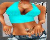 Blue Halter neck