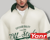 Baggy Shirt Cream Green