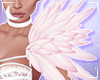!P White + Pink Feathers