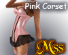 (MSS) Rosey Pink Corset