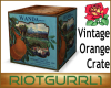 Vintage Orange Crate