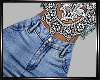 (E) Blue Denim Skirt RL