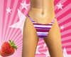 PurpleStripsBikiniBottom