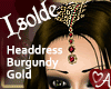 .a Isolde Headdress Burg