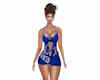 rocker blue dress