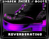 R| Purple & Black Boots
