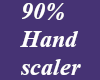 *M* 90% Hand scaler