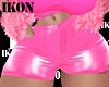 EMBX Shorts Latex Pink