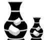 Black & Silver Vases