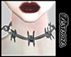 Barb wired choker