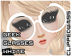 *CW Geek Glasses !White