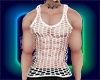 White Mesh Strappy T-Shi