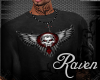 *R* Skull Loose Shirt