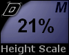 D► Scal Height *M* 21%