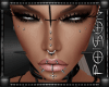 |P| Black Cheek Nail