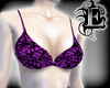 Purple Webz Bikini Top
