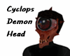 Cyclops Demon Head