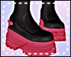 *Y* Neon Boots - Red