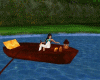 lovely forest boat