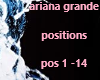ariana grande positions