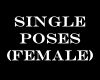 FEMALE POSES SIGN
