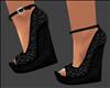 Gray/Blk Cheetcha Wedge