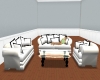 *CL*White Sofa Set