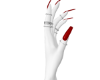Red Nails + Rings
