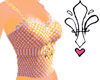 Peach Checkered Tank