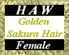 Golden Sakura Hair - F