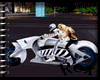 Racing Motorcycle WhiteX