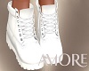 Amore White Boots
