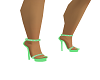 Light green high heels
