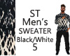 ST MENs SWEATER 5 B/W
