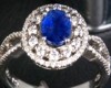*Blue Deep Diamond Ring