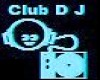 2D blue club DJ sighn