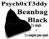 Beanbag-Black 2 + 1 pose