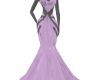 lilac shiny dress