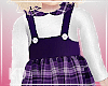 Purple Plaid Dress -Kid-