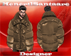 HS-Beige Shiny Coat Man